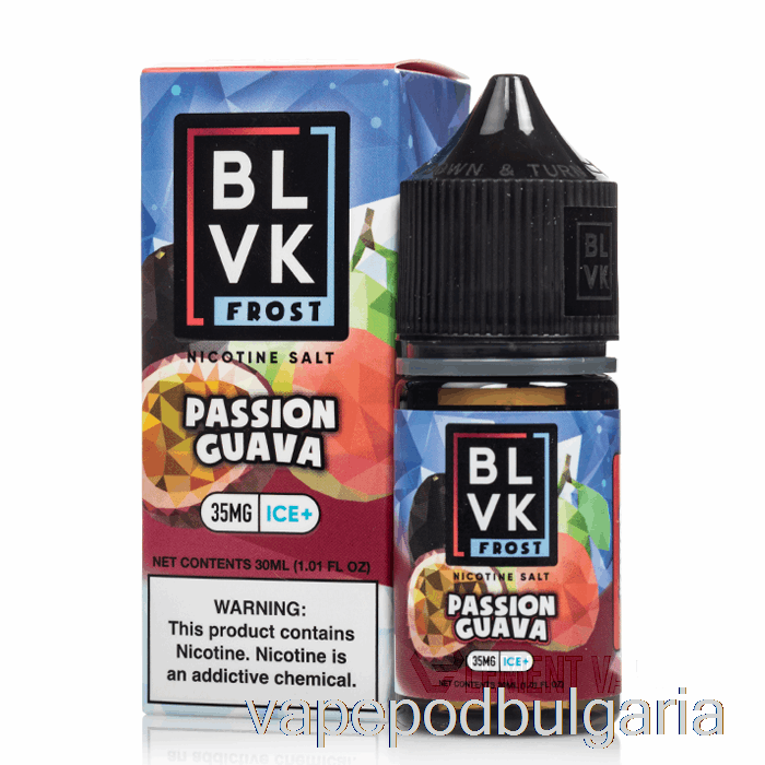 Vape Течности Passion Guava - Blvk Frost Salts - 30ml 35mg